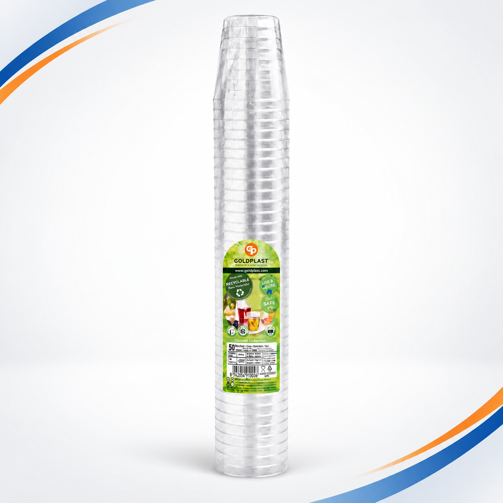 Bicchiere Amaro Monouso PS 50 cc con Tacca 40 cc – 50 pz