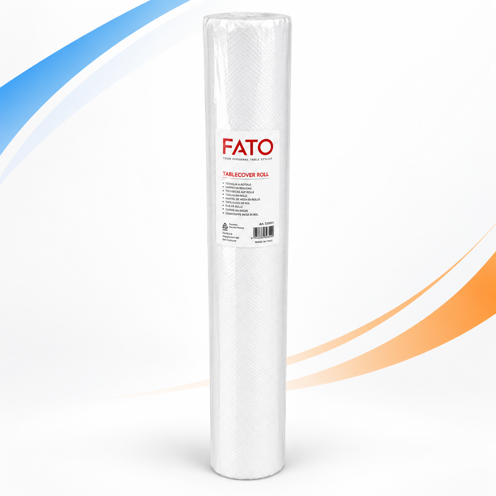 Tovaglia a Rotolo Bianca Goffrata – Tablecover Roll | FATO